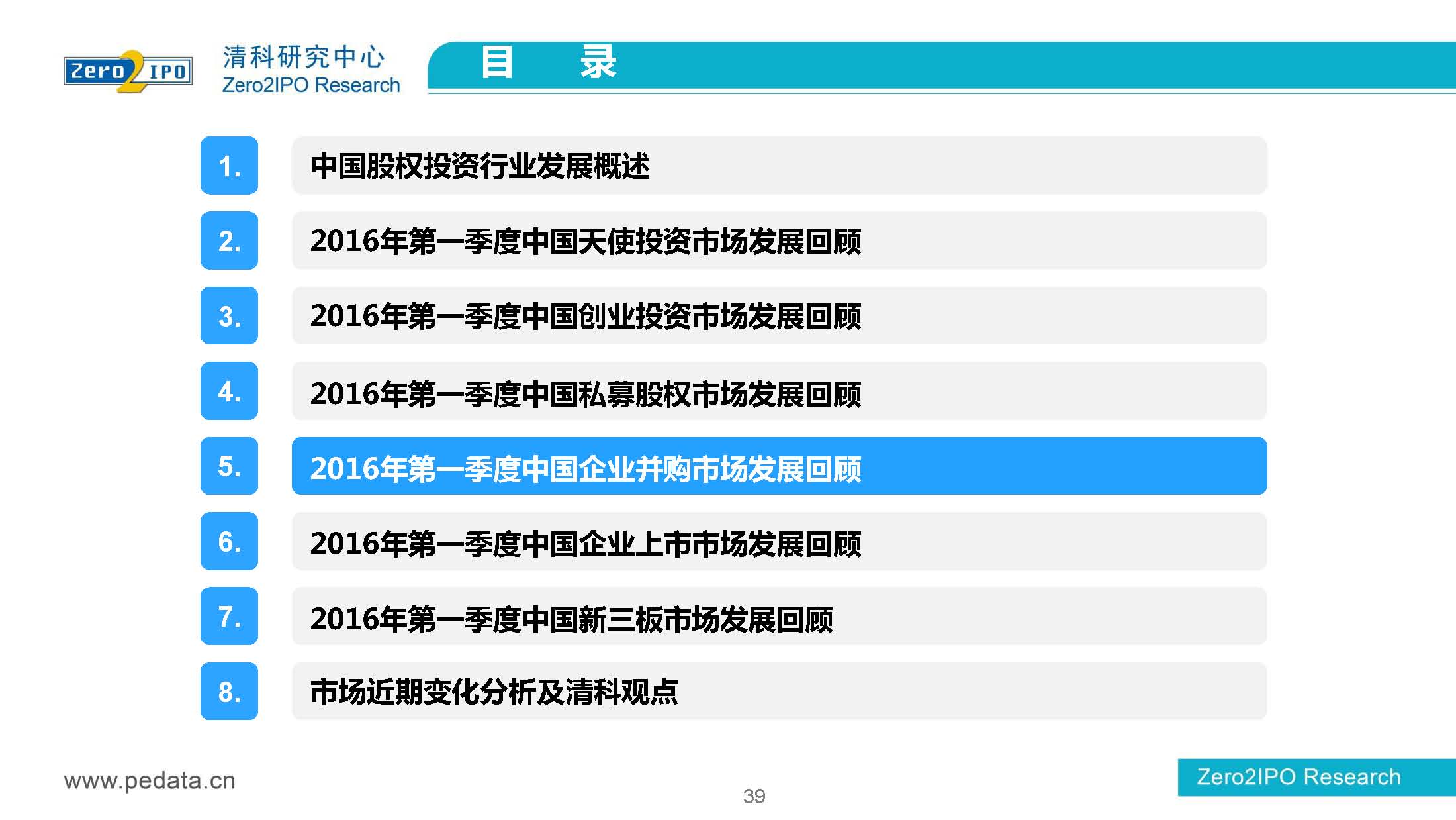 【清科】中国股权投资市场2016年第 一季度回顾